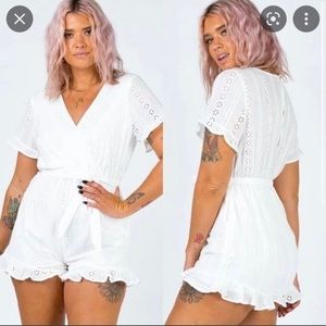 White Romper